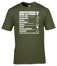 Load image into Gallery viewer, Military Humor - Understanding - BAOR Veterans - Single Colour - Military Gifts - Veteran Gifts