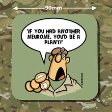 Load image into Gallery viewer, Military Humor - The Razz Man - RSM Insults - Round Four - Army Banter - Military Banter - Veteran Gifts- Coasters - Set of 4