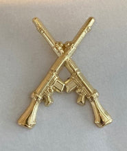Load image into Gallery viewer, Military Humor - Crossed SLR's - 7.62 - Gold Plated - Pin Badge