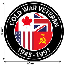 Load image into Gallery viewer, Military Humor - British Military Gifts - COLD WAR - VETERAN - Sticker