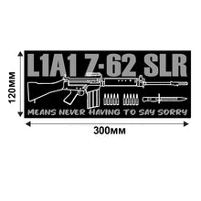 Load image into Gallery viewer, Military Humor - Never Having To Say Sorry - Car Sticker