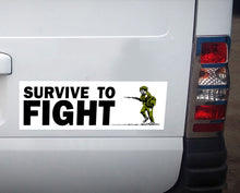 Load image into Gallery viewer, Stickers - Gifts - Survive To Fight - British Military - Veteran Gifts - Stickers