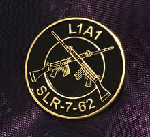 Load image into Gallery viewer, Military Humor - Military Gifts - Crossed SLR Cuff Links & Pin Badge Offer - Veteran Gifts - Handmade Cuff links - Pin Badge