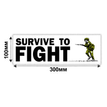 Load image into Gallery viewer, Stickers - Gifts - Survive To Fight - British Military - Veteran Gifts - Stickers