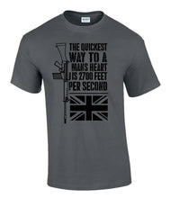 Load image into Gallery viewer, Military Humor - SLR - 2700 Feet Per Second - Quickest Way To A Mans Heart