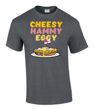 Load image into Gallery viewer, Royal Navy T-Shirt, Military Humor Matelots,  Cheesy Hammy Eggy T-Shirt, HMS Gifts, Jack Humour t-shirts