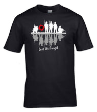 Load image into Gallery viewer, Remembrance Day - British Military T-Shirts - Lest We Forget T-Shirt - British Army Gifts