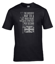 Load image into Gallery viewer, Military Humor - SLR - 2700 Feet Per Second - Quickest Way To A Mans Heart