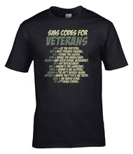 Load image into Gallery viewer, Military Humor - Veteran SMS Codes