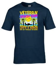 Load image into Gallery viewer, Military Humor - Veteran - Beach Bum