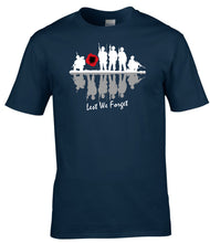 Load image into Gallery viewer, Remembrance Day - British Military T-Shirts - Lest We Forget T-Shirt - British Army Gifts