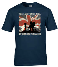 Load image into Gallery viewer, Military Humor - Stand for the Flag - Patriot - Veterans - Gifts