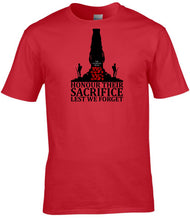 Load image into Gallery viewer, Remembrance Day - Military T-Shirts - Armistice - Lest We Forget T-Shirt - Cenotaph - British Army Gifts -Veterans