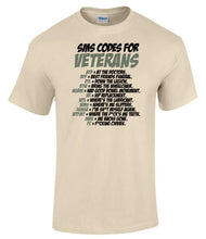 Load image into Gallery viewer, Military Humor - Veteran SMS Codes