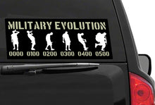Load image into Gallery viewer, Military Gifts - British Army - Funny Gifts - Military Evolution - Car Sticker