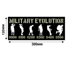 Load image into Gallery viewer, Military Gifts - British Army - Funny Gifts - Military Evolution - Car Sticker
