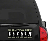 Load image into Gallery viewer, Military Gifts - British Army - Funny Gifts - Military Evolution - Car Sticker