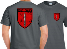 Load image into Gallery viewer, Military Humor - Infantry - Tee - Double Print