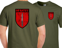 Load image into Gallery viewer, Military Humor - Infantry - Tee - Double Print