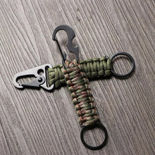 Load image into Gallery viewer, Military Humor - Paracord Key Chain with Bottle Opener