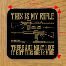 Load image into Gallery viewer, Military Humor - Tools of the Trade - SLR - Coaster Range - Set of 6