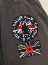 Load image into Gallery viewer, Military Humor - Flag & Poppy - Embroidered Patch