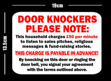 Load image into Gallery viewer, Military Humor - Door Knockers Beware - Sticker