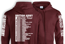 Load image into Gallery viewer, Military Humor - British Army - World Tour - Double Sided- Hoodie