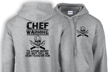Load image into Gallery viewer, Military Humor - Chef - Warning - Hoodie