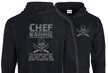Load image into Gallery viewer, Military Humor - Chef - Warning - Hoodie