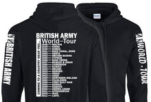 Load image into Gallery viewer, Military Humor - British Army - World Tour - Double Sided- Hoodie