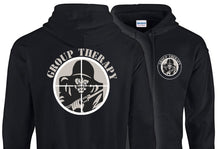 Load image into Gallery viewer, Military Humor - Group Therapy - Double Sided - Hoodie