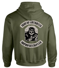 Load image into Gallery viewer, Military Humor - Sons of Arthritis: Ibuprofen Chapter - Hoodie