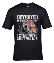 Load image into Gallery viewer, Military Humor - Op Banner Veteran - Betrayed