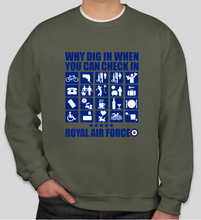 Load image into Gallery viewer, Military Humor - Checkin Not Dig In - Sweater