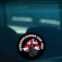 Load image into Gallery viewer, Military Humor - Op Banner Veteran - Car Sticker