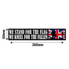 Load image into Gallery viewer, Military Humor - Stand for the Flag - Car Sticker