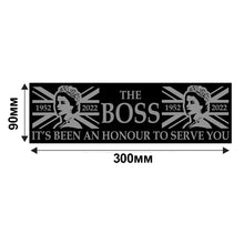 Load image into Gallery viewer, Military Humor - The Boss - Car Sticker