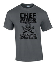 Load image into Gallery viewer, Military Humor - Chef - Warning