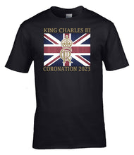 Load image into Gallery viewer, Military Humor - King Charles III - Coronation Colour T-Shirt