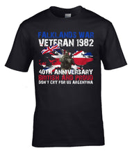 Load image into Gallery viewer, Military Humor - Falklands War 40th Anniversary - Veterans Tee