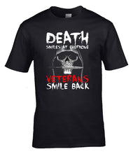 Load image into Gallery viewer, Military Humor - Death Smiles - Veterans Smile Back