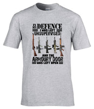 Load image into Gallery viewer, Military Humor - In My Defence - Tee
