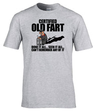 Load image into Gallery viewer, Military Humor - Certified Old Fart