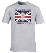 Load image into Gallery viewer, Military Humor - King Charles III - Coronation Colour T-Shirt