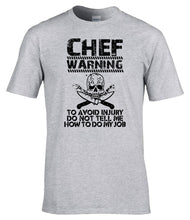 Load image into Gallery viewer, Military Humor - Chef - Warning