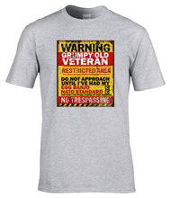 Load image into Gallery viewer, Military Humor - Warning - Veteran - Do Not Approach