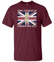 Load image into Gallery viewer, Military Humor - King Charles III - Coronation Colour T-Shirt