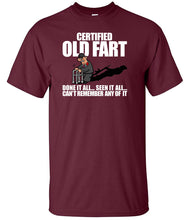 Load image into Gallery viewer, Military Humor - Certified Old Fart