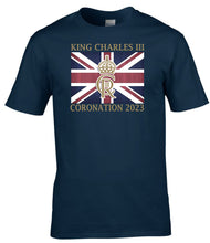 Load image into Gallery viewer, Military Humor - King Charles III - Coronation Colour T-Shirt